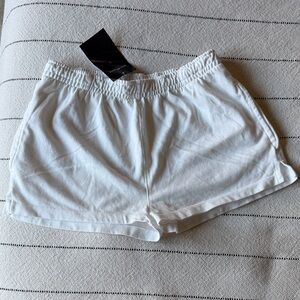NWT Brandy Melville White Sweatshorts